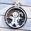 Custom Laser Cut Christmas Ornament