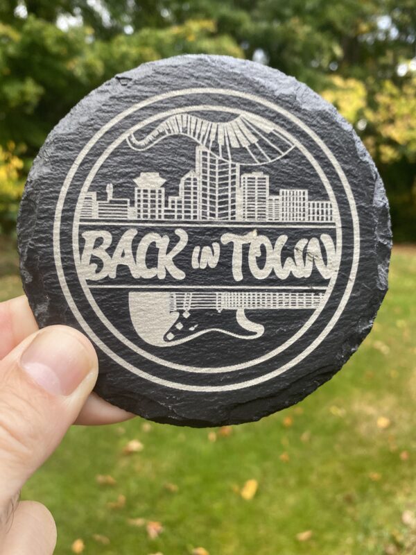 Custom Engraved Slate Coasters