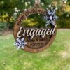 Customized Newlywed Christmas Ornament
