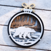 Custom Laser Cut Christmas Ornament