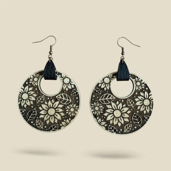 Photoroom_20251113_101046 Engraved Wood and Leather Earrings